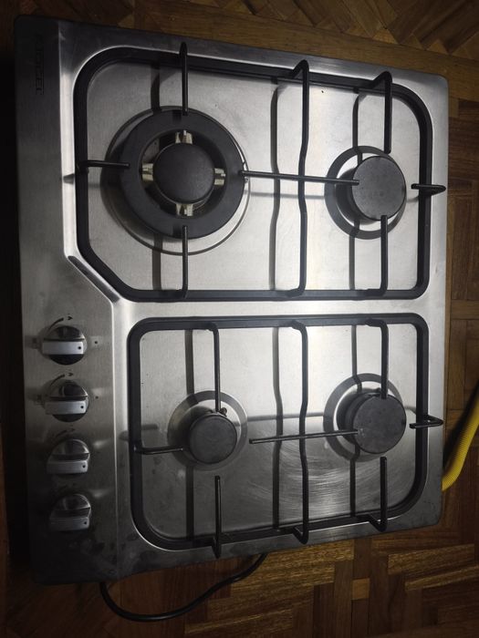 Conjunto JOCEL: Placa a Gás Natural + Forno de Encastre em Inox (Excel