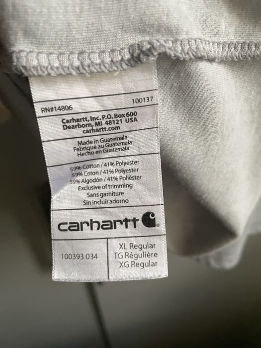 Koszulka Carhartt roz XL szara