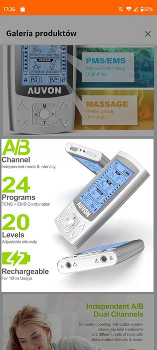 Stymulator Tens Ers Auvon