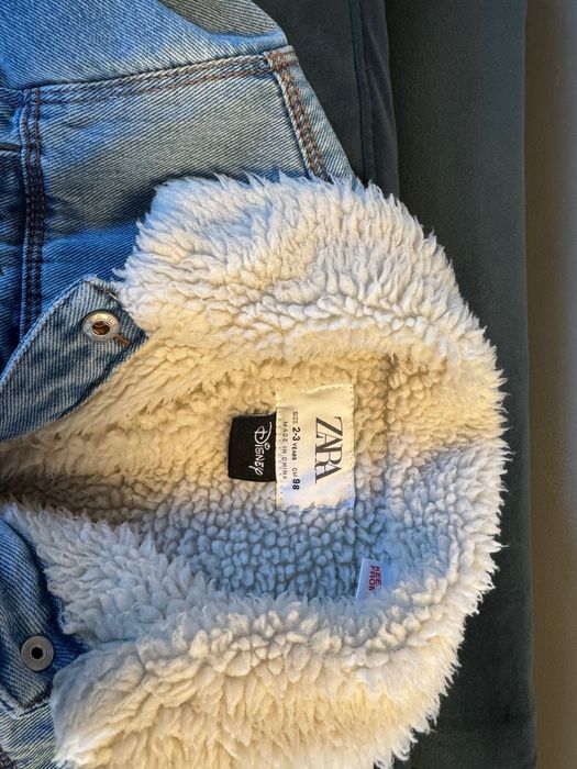 Утеплена джинсова куртка Zara 98см