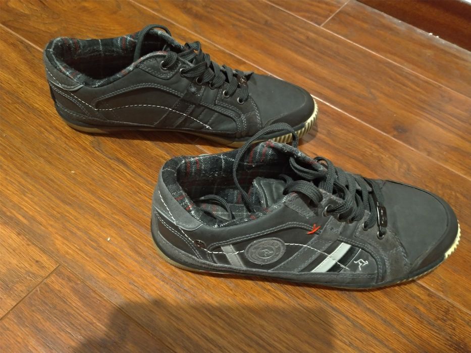 sapatos 45 (tenis koala, botas castanhas)