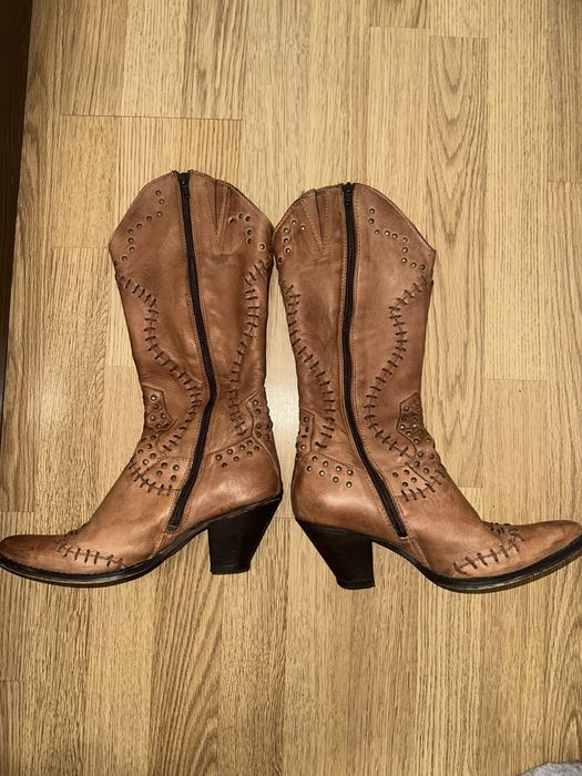 Козаки жіночі,чоботи (ковбойки/напівчеревики)