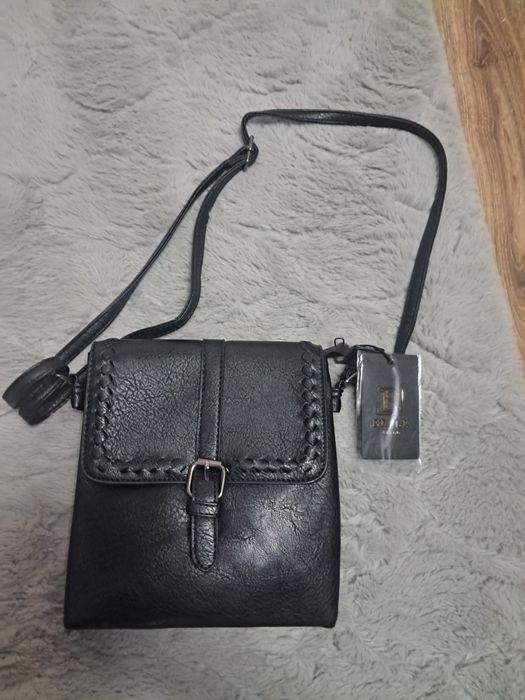 Torebka damska czarna ekoskóra nowa