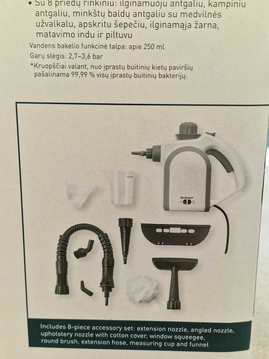 SilverCrest Ręczna Myjka Parowa SDR1100C