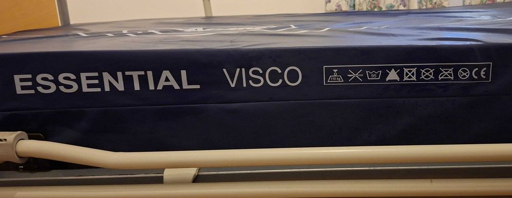 Cama articulada manual com colchão