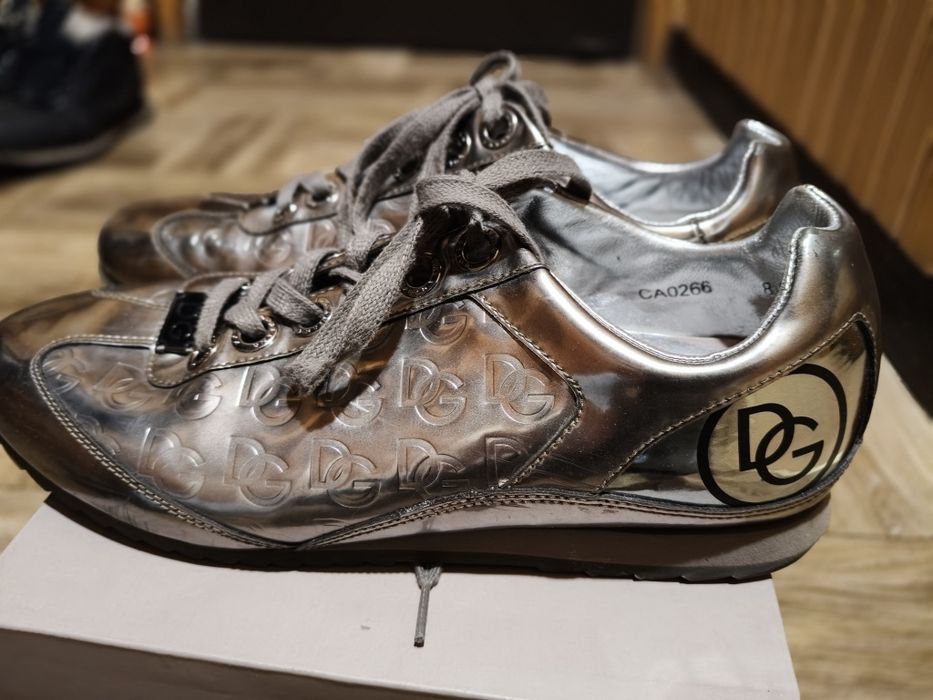 Adidasy D&G srebrne, oryginał