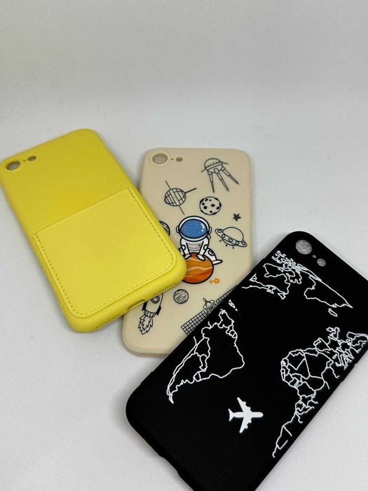Iphone 7/8 Etui Case Silikonowy Obudowa Zestaw 3 sztuki kod 1081