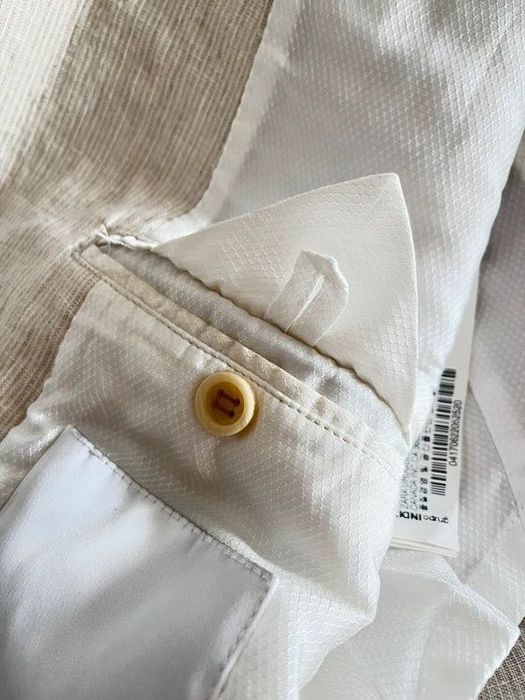 Blazer Zara em Linho Creme Cru 42-  Zara Blazer in Raw Cream Linen 42