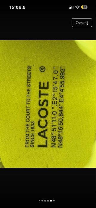 Buty Lacoste Sneakersy L003 2K24
