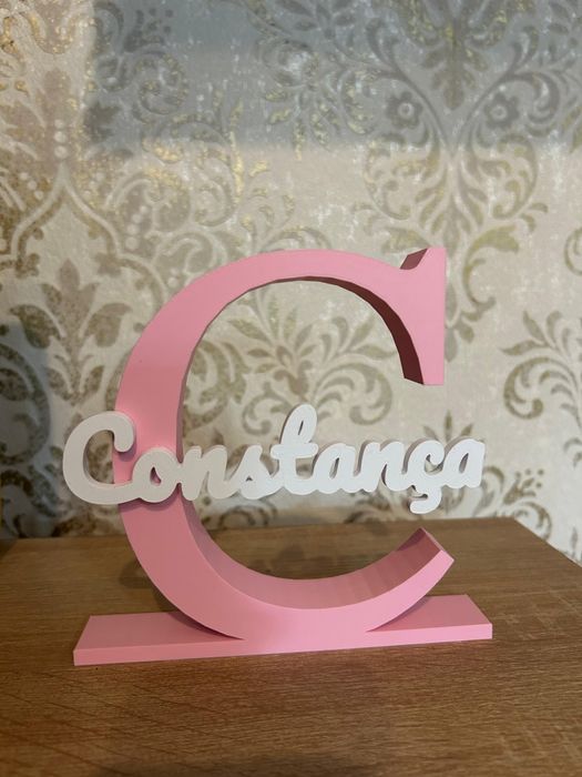 Letreiro Personalizável Impresso em 3D