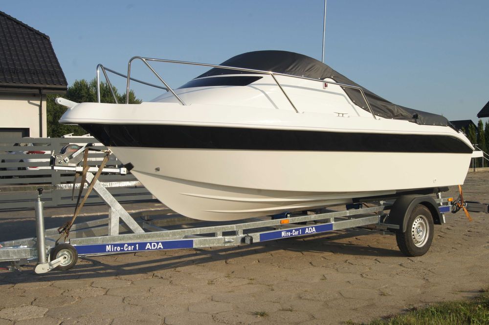 NOWA łodź motorowa scalar 525 kabinowa z wyposażeniem