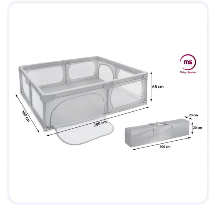 Манеж moby-system 200*140