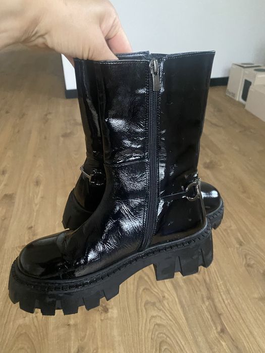 Buty damskie  na grubej podeszwie