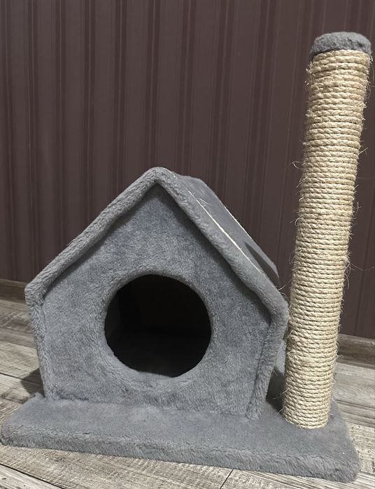 Кігтіточка - будиночок сірий, 50х40×40 см