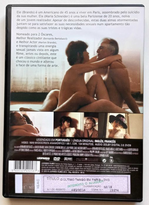 Filme em DVD O Último Tango em Paris