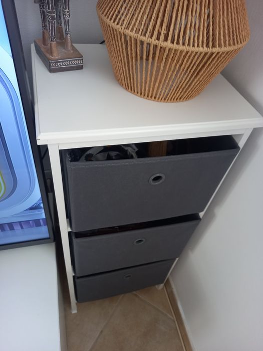 Szafka stojąca plus grafitowe organizery
