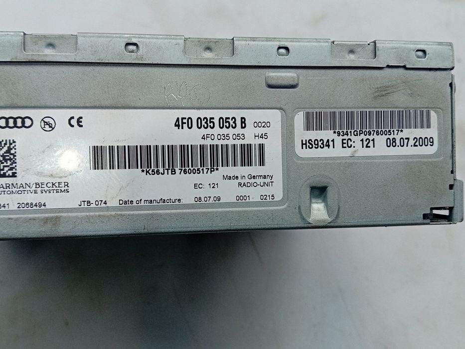 Rádio / auto-rádio AUDI Q5 (8R)