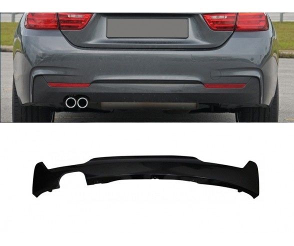 SPOILER DIFUSOR TRASEIRO DE ESCAPE BMW SÉRIE 4 F32 F33 F36 PACK M NOVO