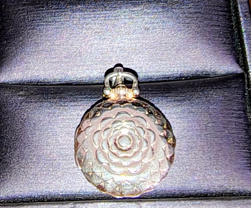 Piękna srebrna zawieszka złocona Srebro