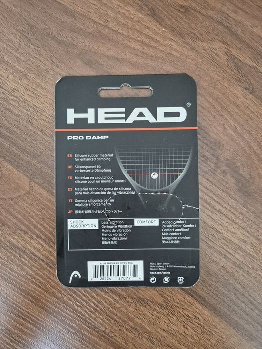 Antivibradores Head Pro para Raquete de Ténis – Edição Novak Djokovic

Estado: Novo. A embalagem foi aberta, mas os antivibradores nunca foram utiliza
