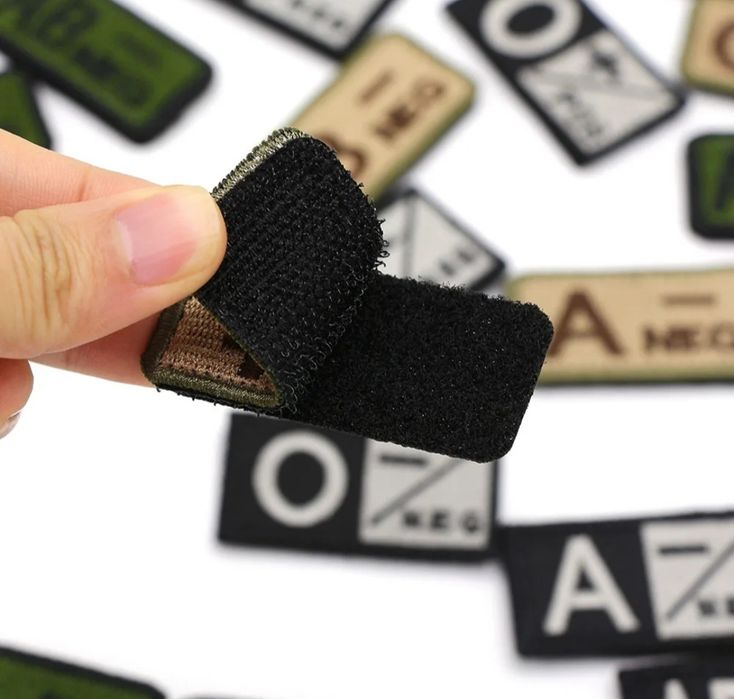 Patch Velcro Grupo Sanguíneo