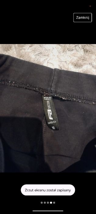 Leginsy  czarne fb sister