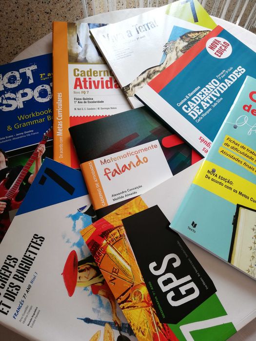cadernos de atividades 7ºano NOVOS