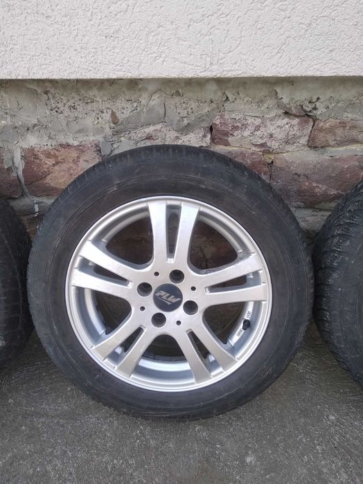 Диски PLW 4х100  ET38 6,5j Dunlop зима 185/65/15  4-5мм RENAULT VW FIAT Doblo NISSAN OPEL MAZDA