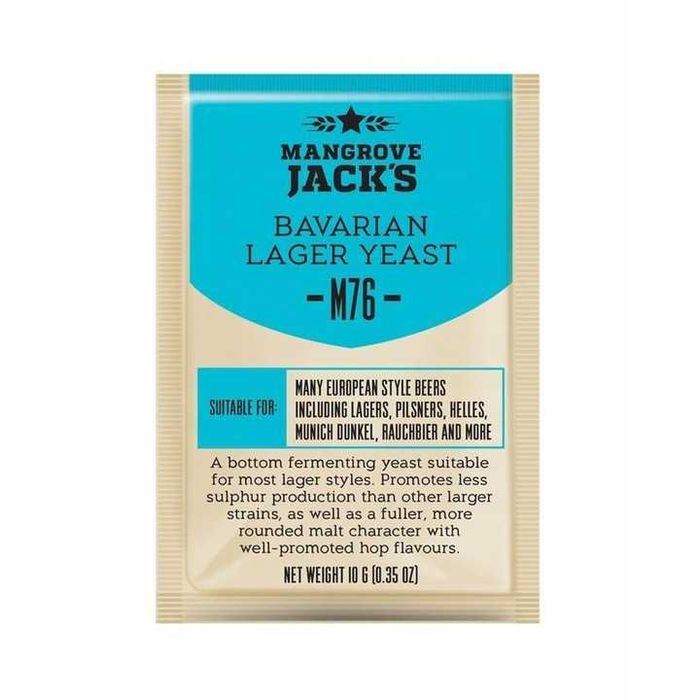 Mangrove Jack's Drożdże Do Piwa - M76- Bavarian Lager Yeast 10g