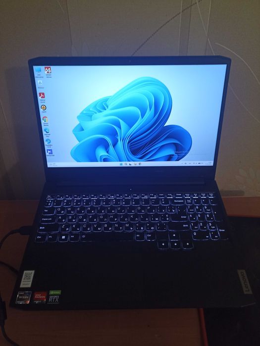 Ноутбук Lenovo IdeaPad Gaming 3 15ac6 (Ryzen 5 5600H, RTX 3060, 8gb ОЗУ, SSD 512gb)