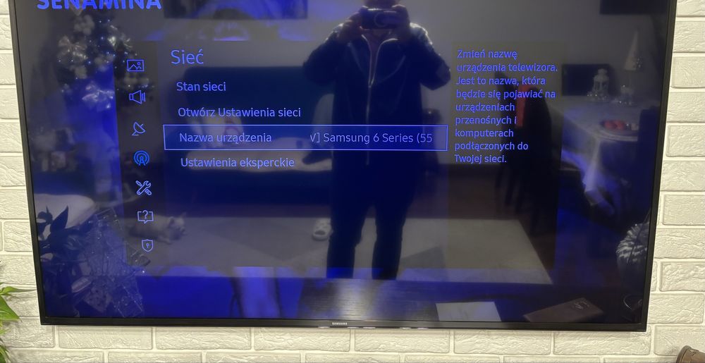 Samsung TV 6 series 55 cali + soundbar+ uchwyt scienny