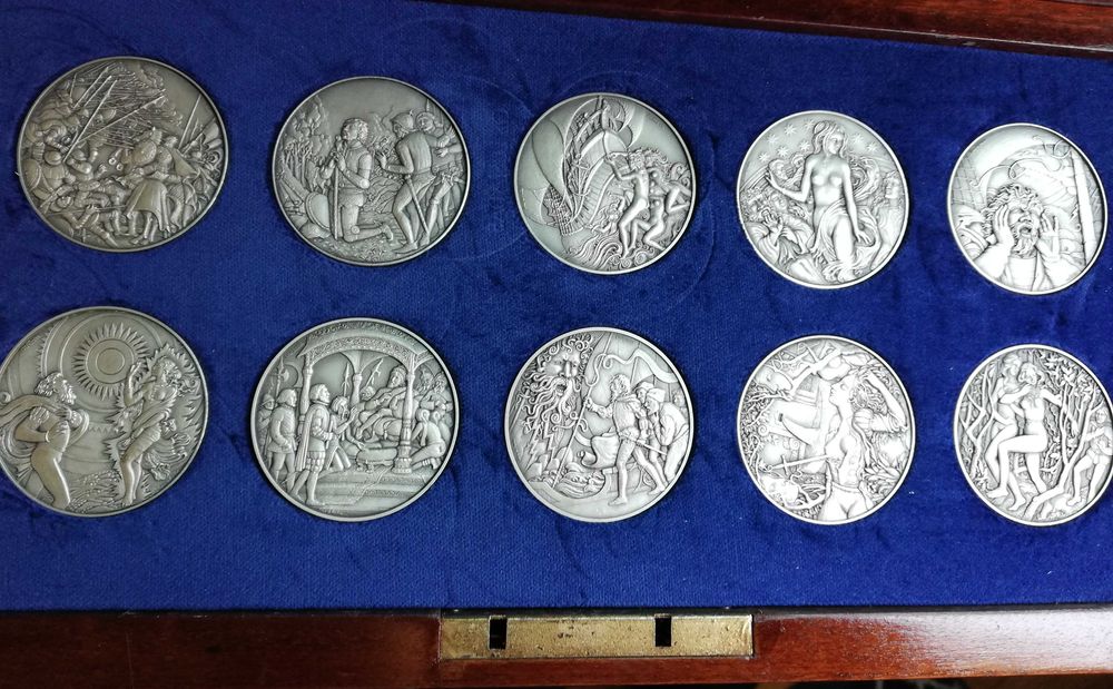 Medalhas em prata "os Lusíadas"