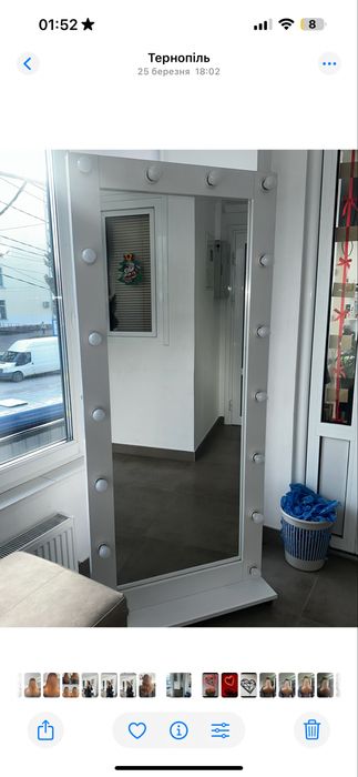 Продам дзеркало з підсвіткою  170*80