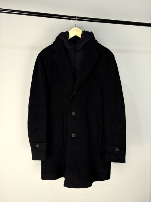 Massimo Dutti вовняне пальто з утепленою вставкою 48