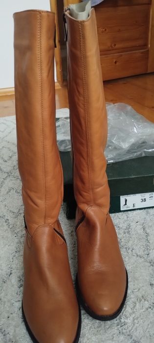 Oficerki skórzane rozm.38