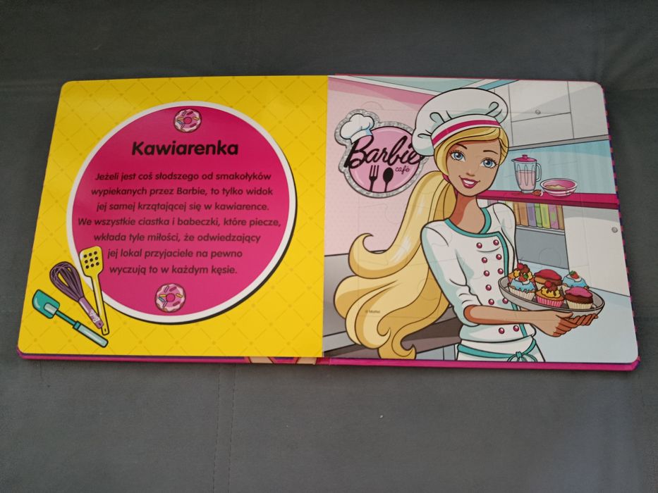 Barbie książka z puzzlami 5 układanek