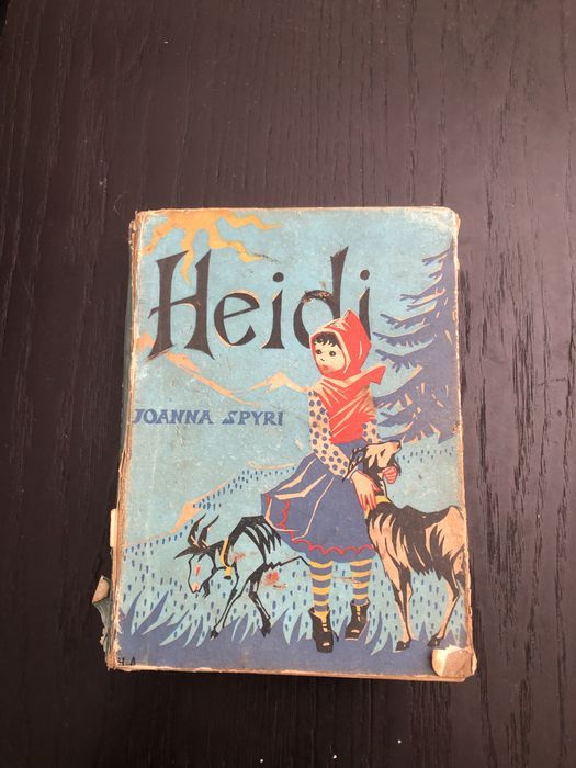 Livro antigo da Heidi
