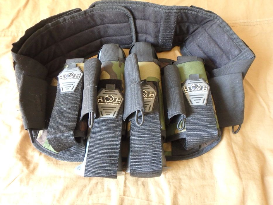 Pas taktyczny do paintballa GEN X GLOBAL ( GXG )  2 pody z  kulkami.
