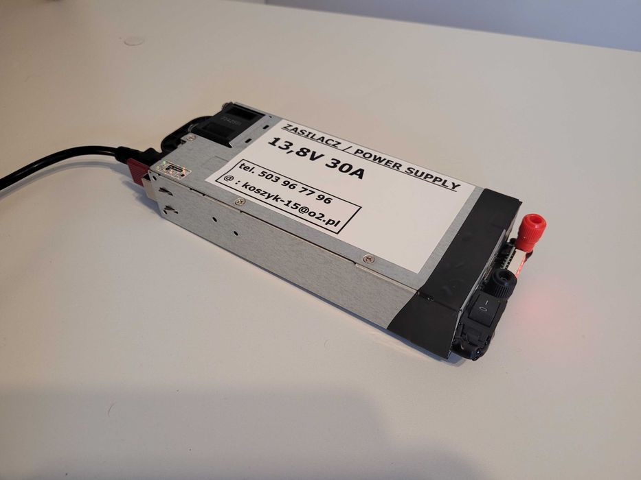 Zasilacz 13,8V 30/35A Woltomierz /RADIO KF/CB RADIO / - Gwarancja fv