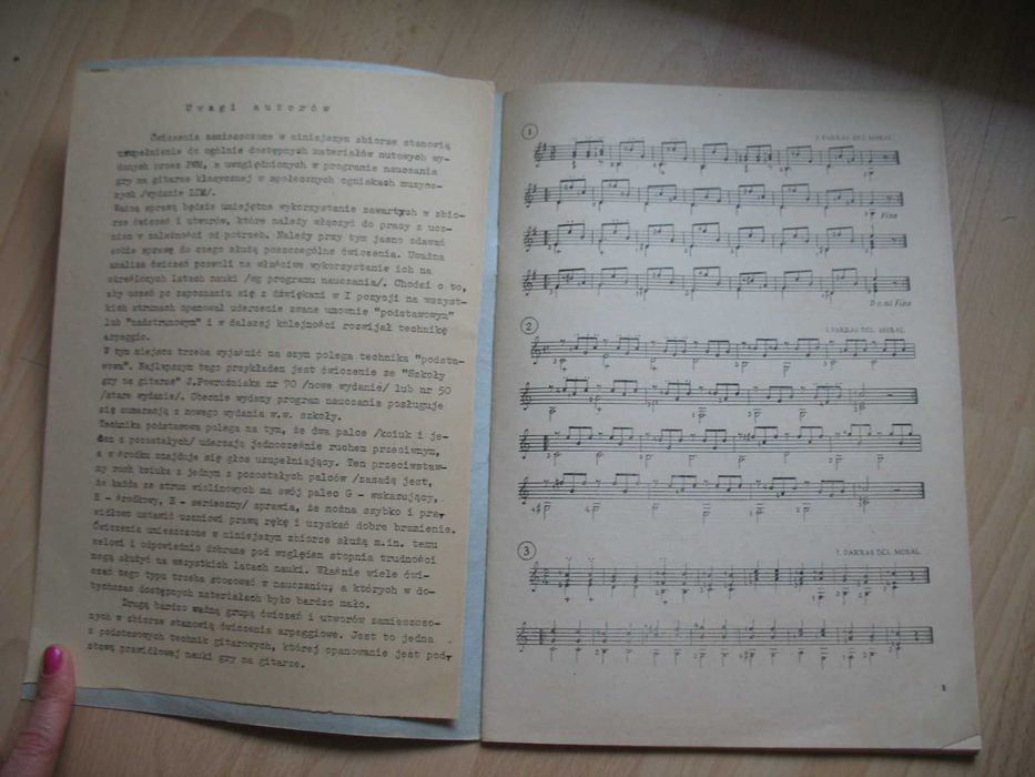 Gitara Klasyczna Akustyczna Nuty