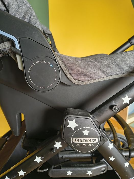 Wózek 3 w 1 Peg-Perego Futura Modular szary