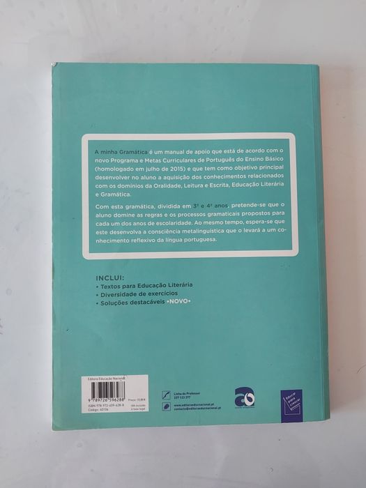 A minha gramática - 3 e 4 ano