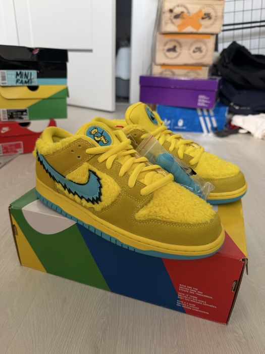 Nike SB Dunk Low Grateful Dead Bears Opti Yellow CJ5378-700 44,5/10,5US