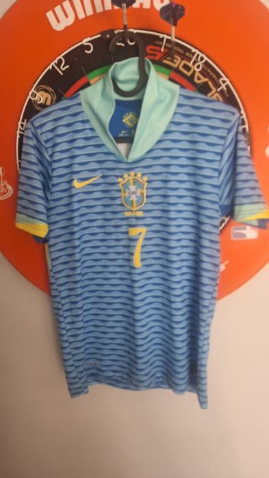 koszulka piłkarska dziecięca Vini JR Brasil size 152