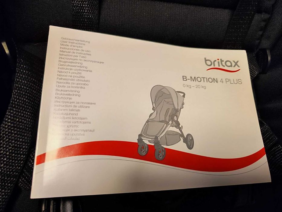 Wózek spacerowy Britax B-MOTION 4 PLUS +adaptery, folia, pokrowiec