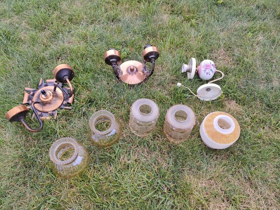 Klosze lampy PRL kinkiet