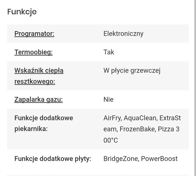 NOWA Kuchenka indukcja + piekarnik elektr. termoobieg AirFry, GORENJE,
