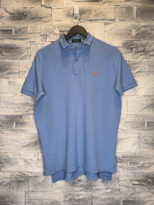 Koszulka Polo Ralph Lauren Logo Niebieska Basic