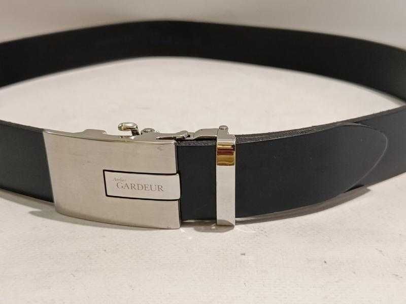 Шкіряний ремінь із пряжкою автомат німецького бренду Gardeur Atelier
