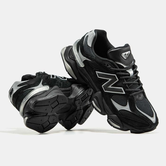 !АКЦІЯ! New Balance 9060 Black White | ню беленси чорні